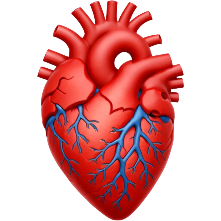 Anatomical heart emoji