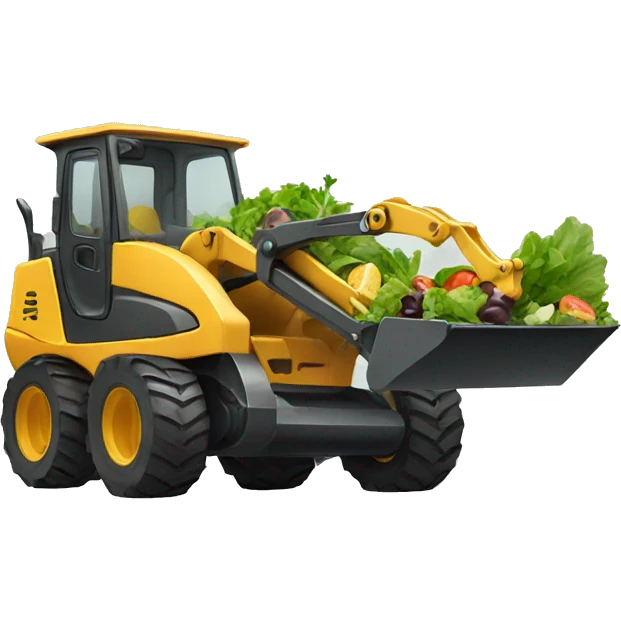 salad 
excavator emoji