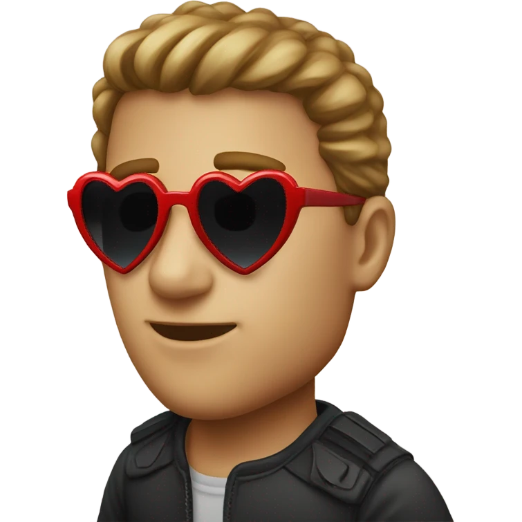 red heart sunglasses emoji