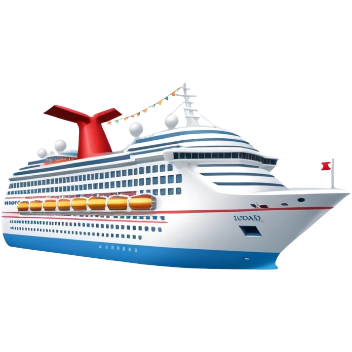 carnival cruise ship  emoji