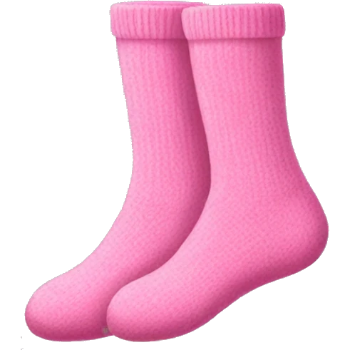 Pink socks emoji
