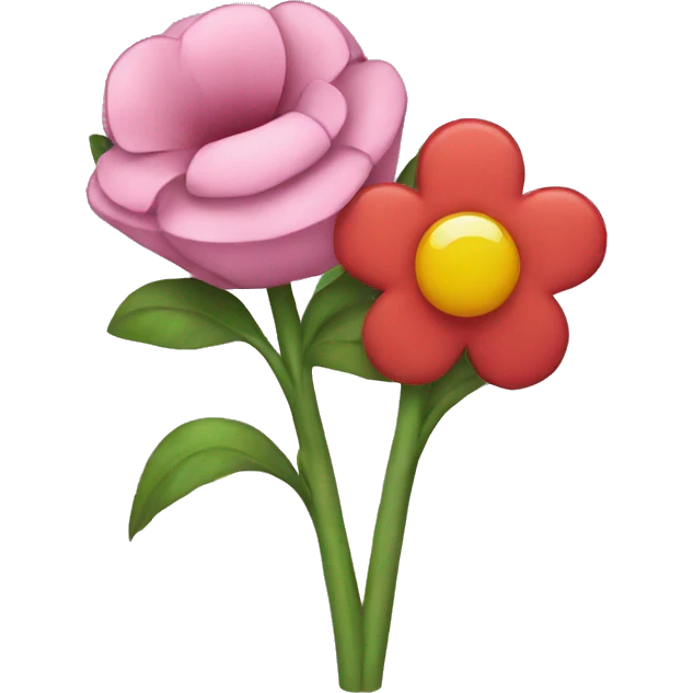 Giving flowers  emoji
