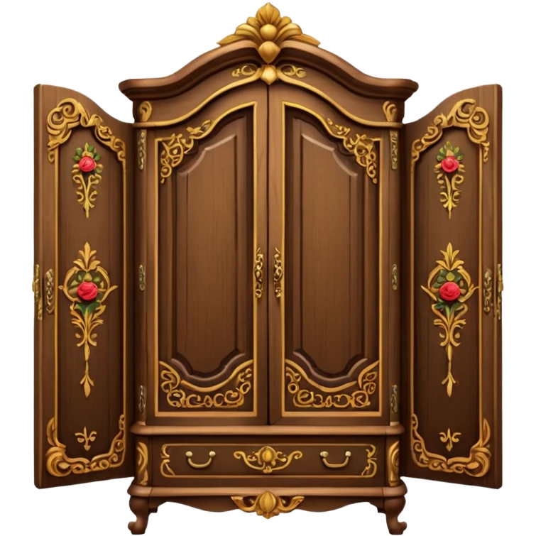 the lady who was turned into a wardrobe by magic, a character from the fairy tale Beauty and the Beast emoji