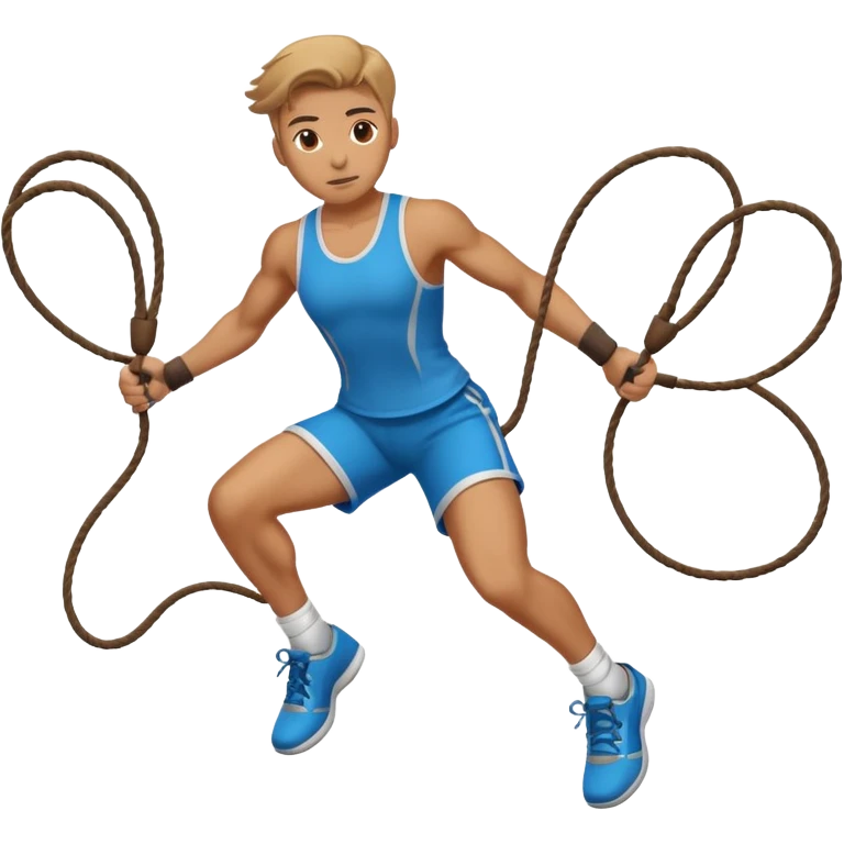 jumping rope tied emoji