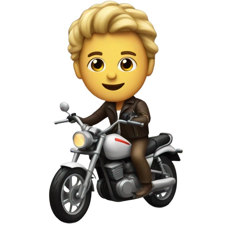 Me on a motorcycle  emoji