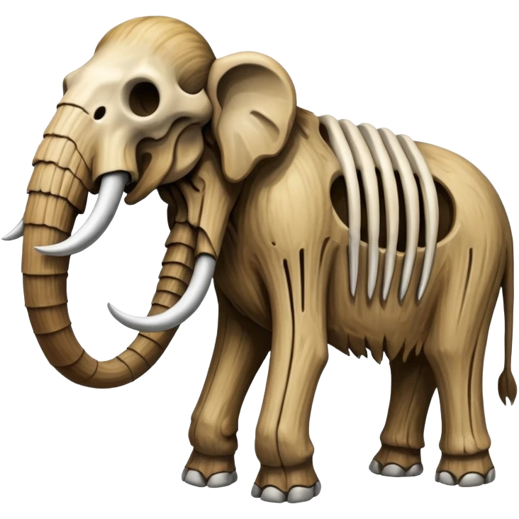 skeleton of a mammoth emoji