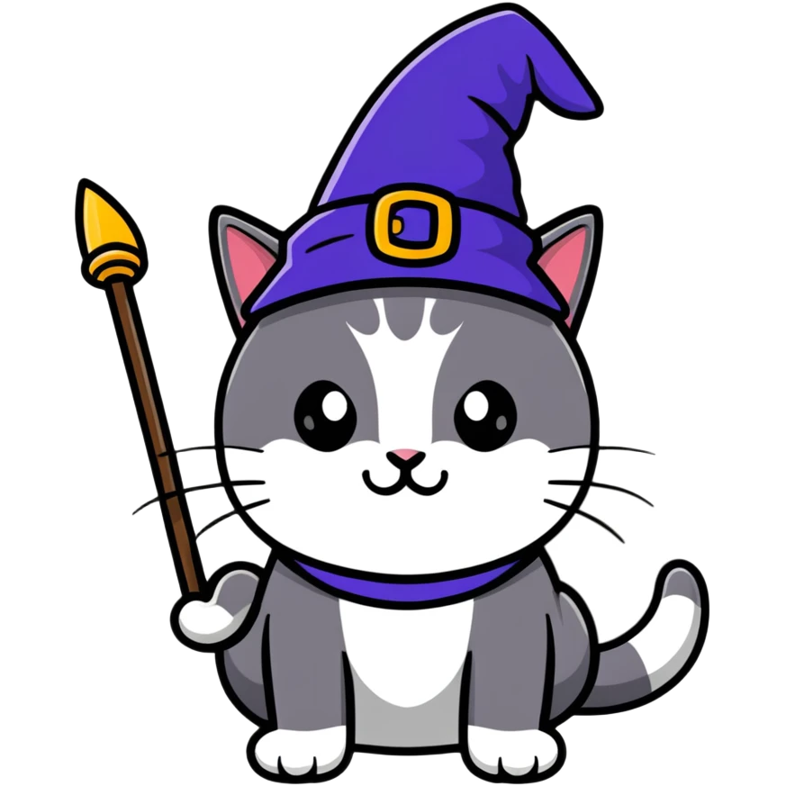 wizard cat emoji