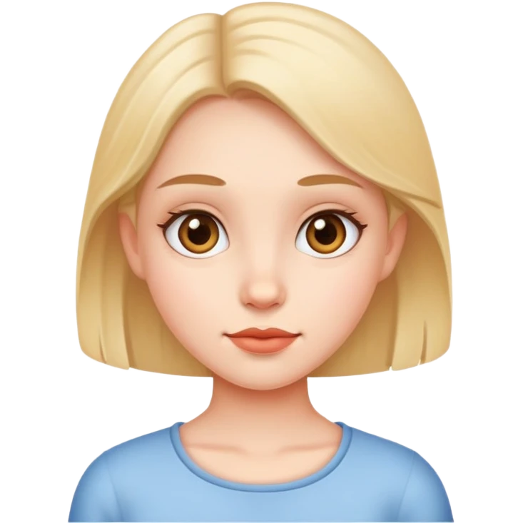 Cute girl emoji