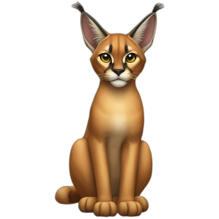 Caracal cat emoji