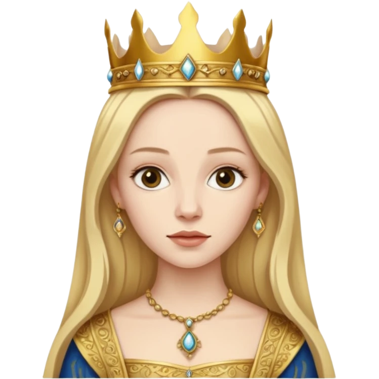 Elizabeth Woodville is the queen of York and looks like a blonde Rebecca Ferguson emoji