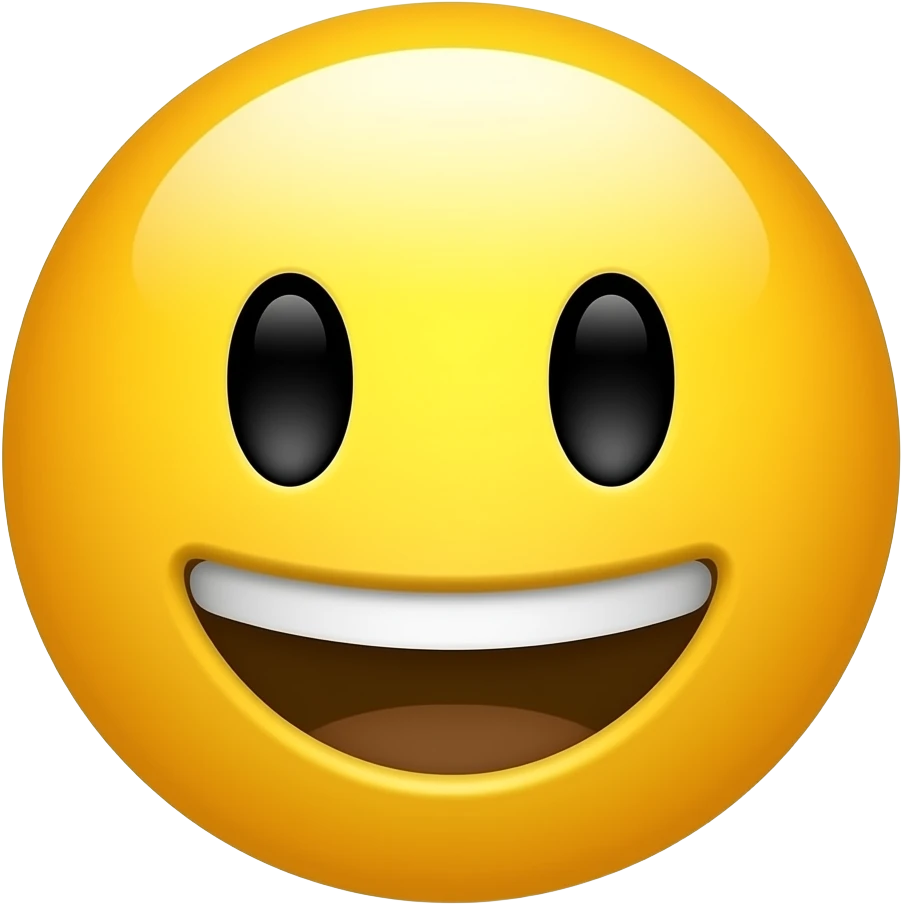 Yellow face emoji with big booty emoji