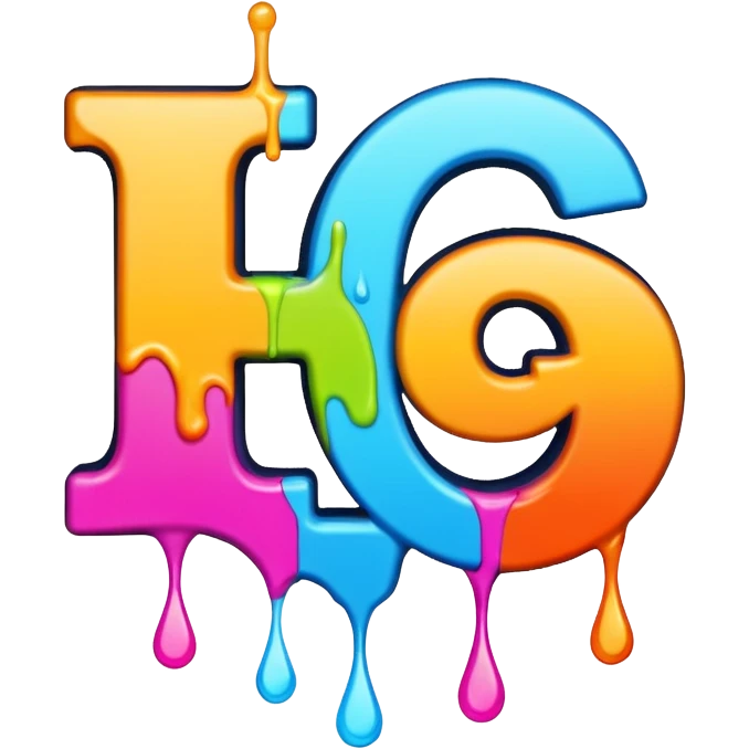 Graffiti the letters GG emoji