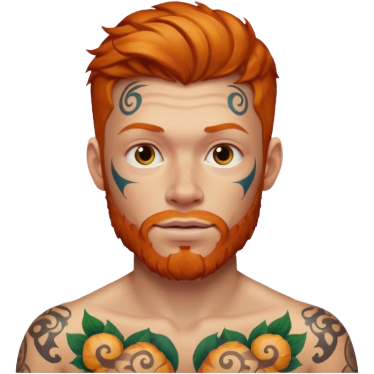 Ginger Tattooed Man emoji