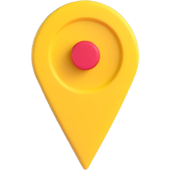 yellow location pin emoji