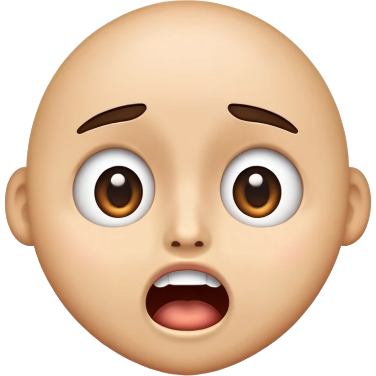 surprised face emoji