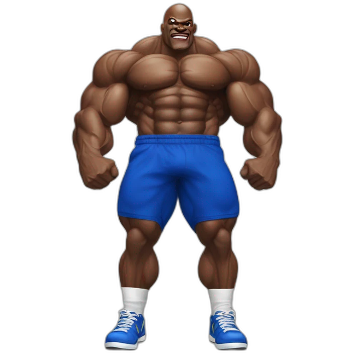 ronnie coleman in gym emoji
