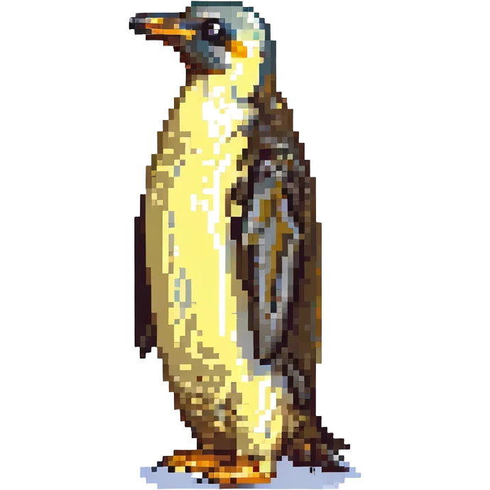 emperor penguin, side view emoji