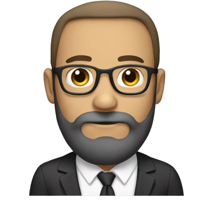 Beard man with frog legs  emoji