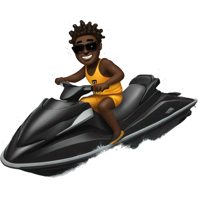 kodak black riding a jetski emoji