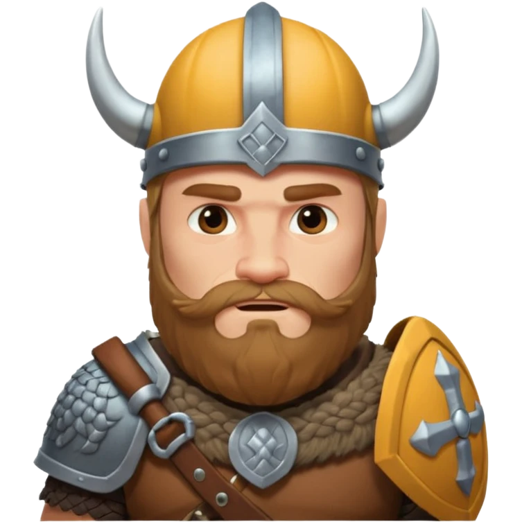Viking avec casque  emoji