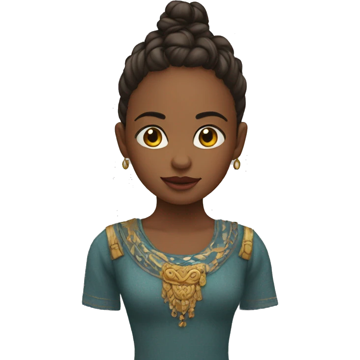 Chango con cara de niña emoji