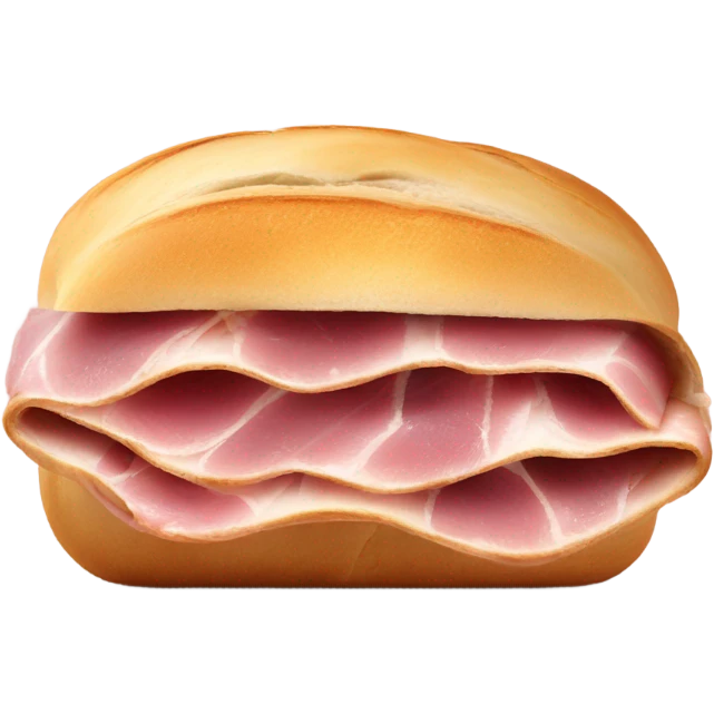 ciabatta with ham emoji