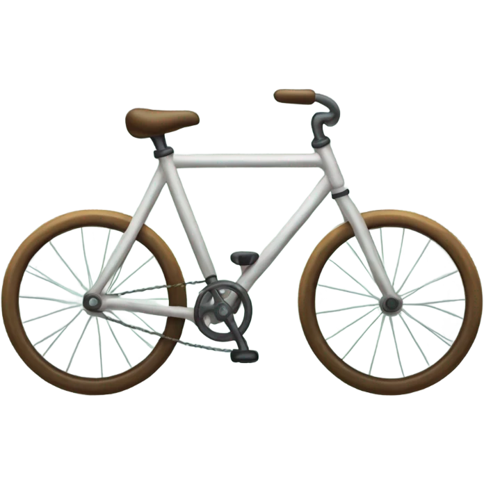 Bicycle with square wheels emoji