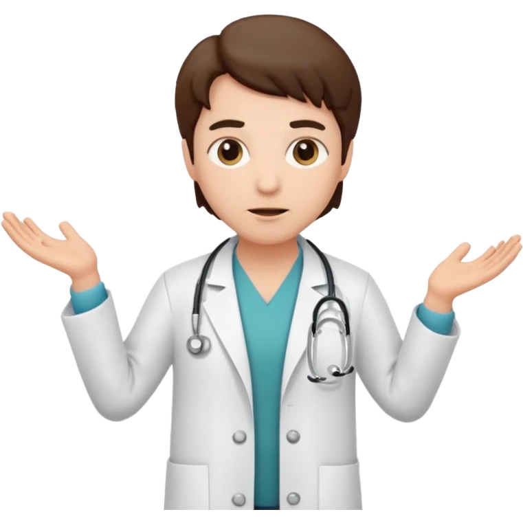 shrugging doctor emoji