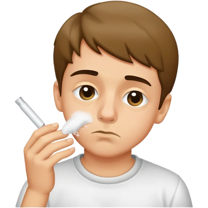 boy sniffin cofanie emoji
