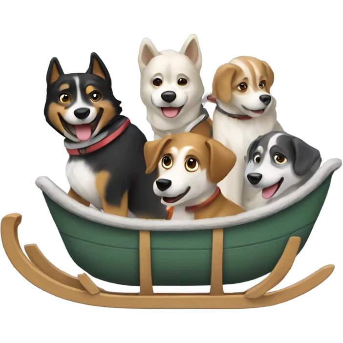 Dogsledding  emoji