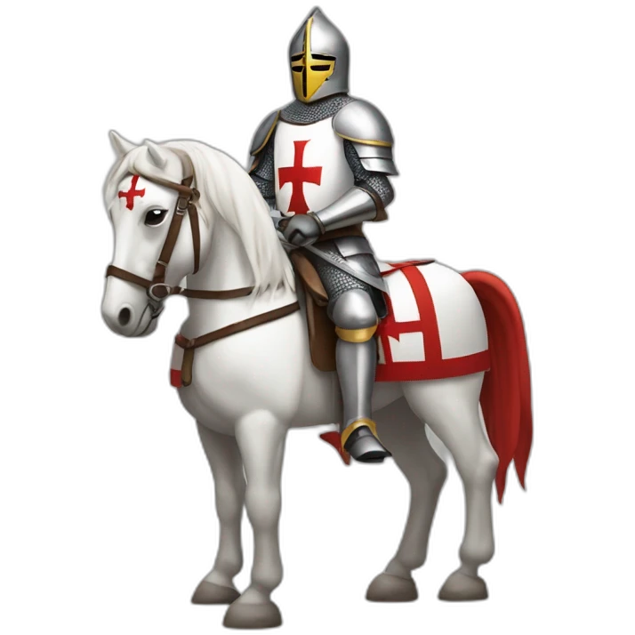 Knights Templar with horse emoji