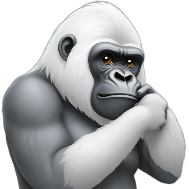 White-Gorilla-facepalm emoji