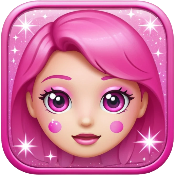 pink girly google play store emoji