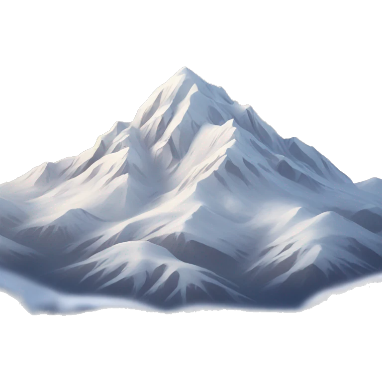 snowy mountain emoji