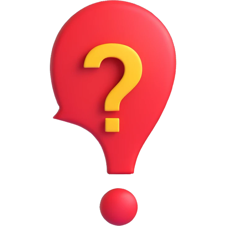 faceless face with a question mark emoji