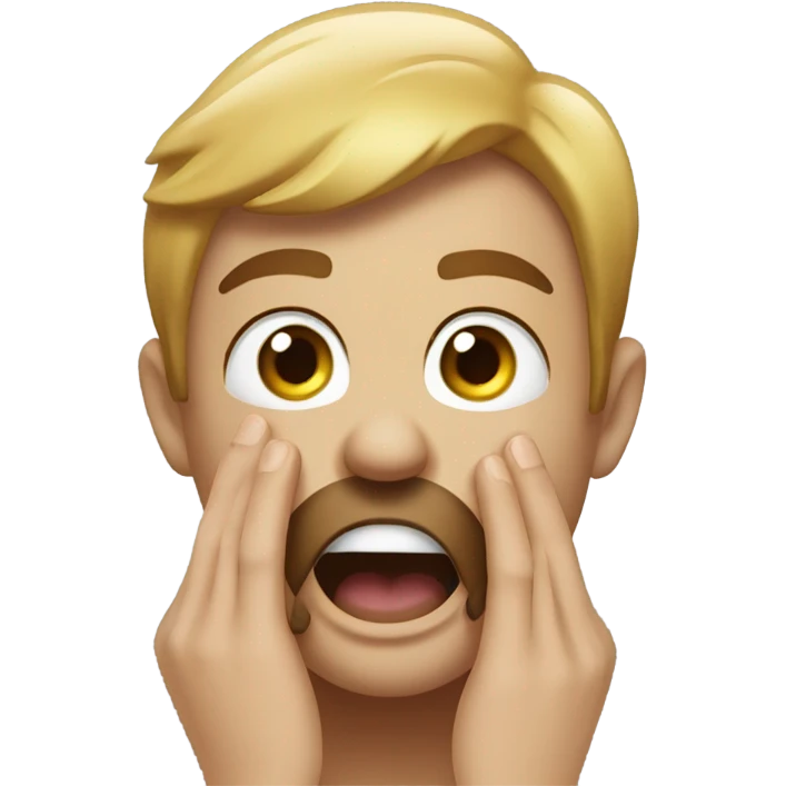 A hurricane doing a celebration with a hand over mouth and other hand forward like this 🤭🫳 emoji