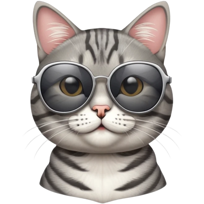 Cat wearing sunglasses emoji