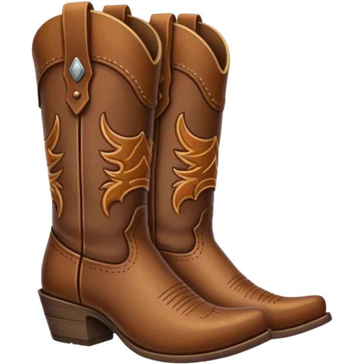 Cowboy boot emoji