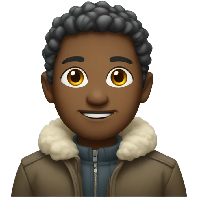 Laurel with winter coat emoji