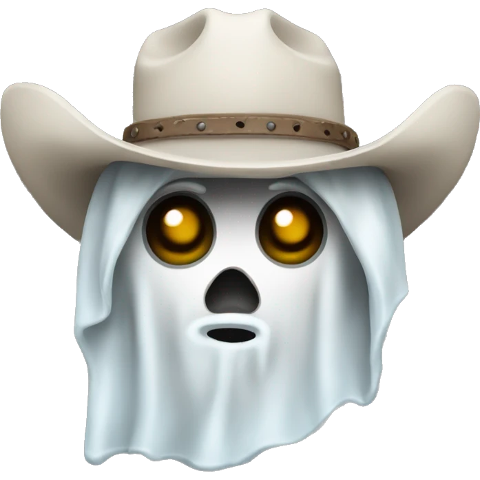 Cowboy ghost emoji