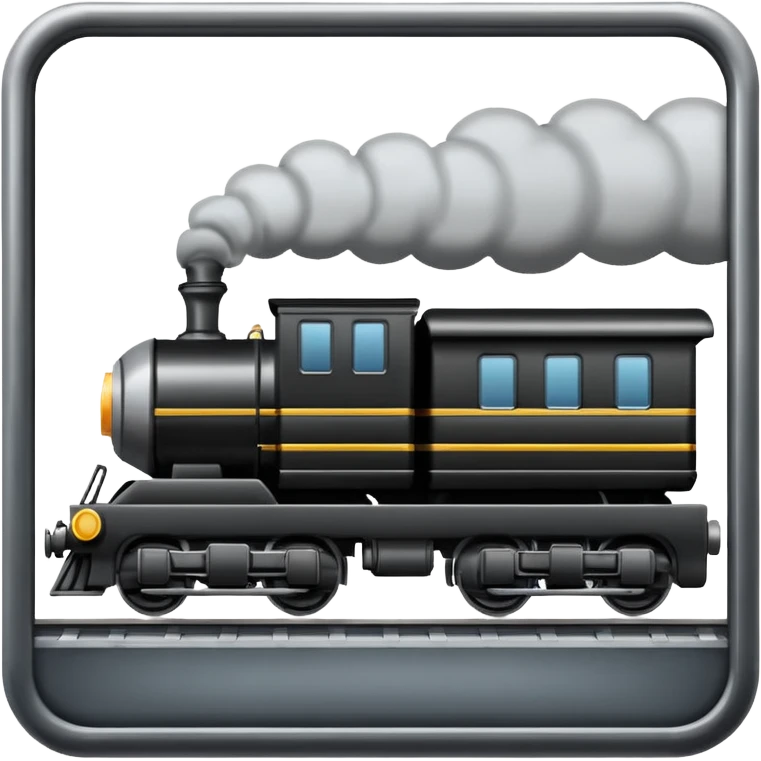 a train emoji