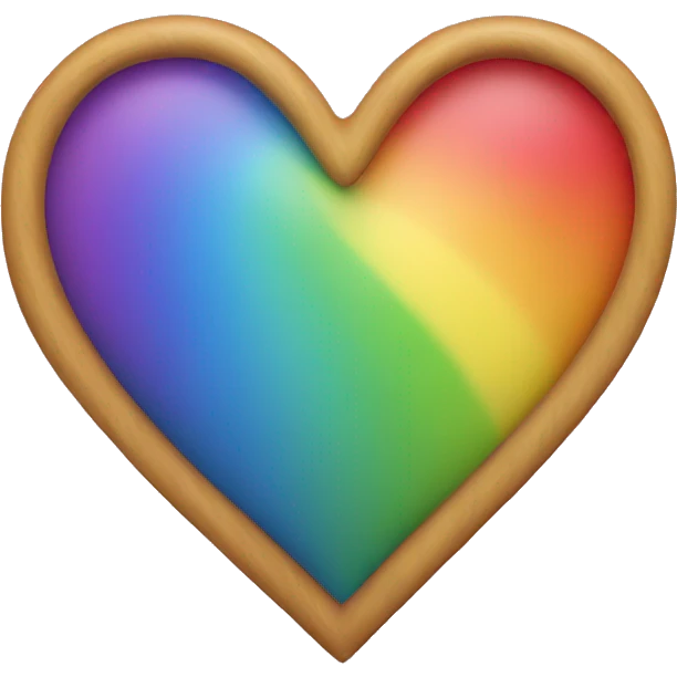 Rainbow Heart emoji