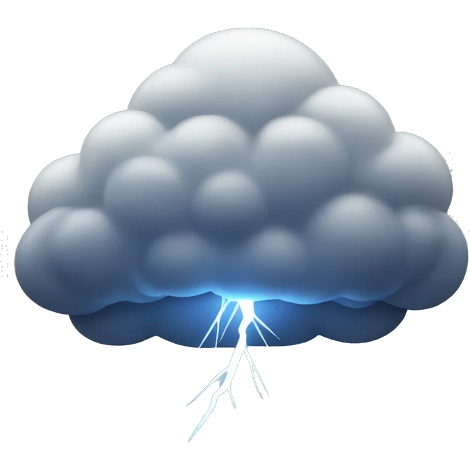 thunderstorm emoji