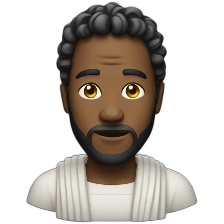 God with an iphone emoji