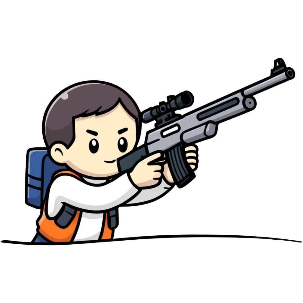 Shooting self emoji
