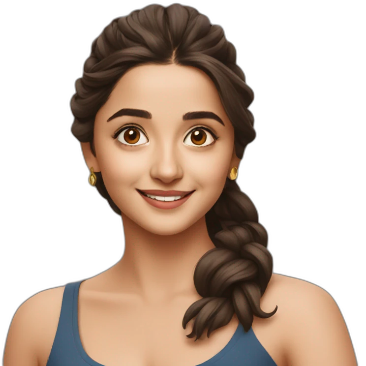 Alia Bhatt  emoji