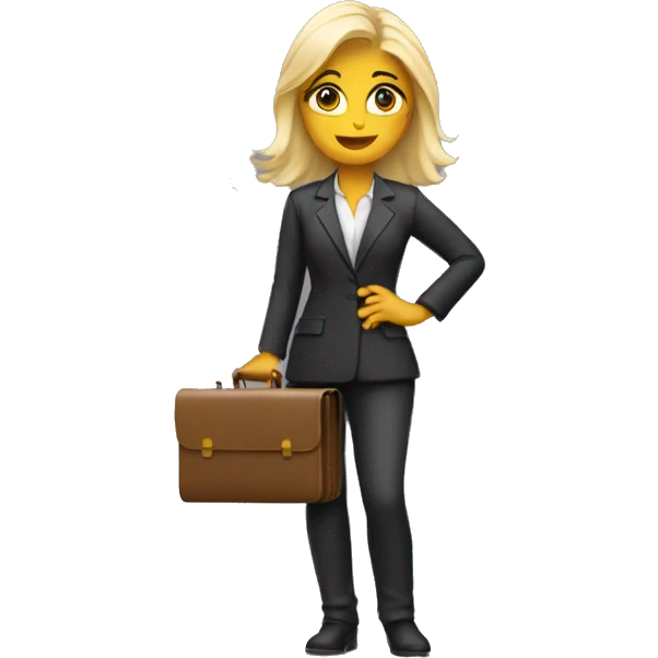 blondie holding out briefcase emoji