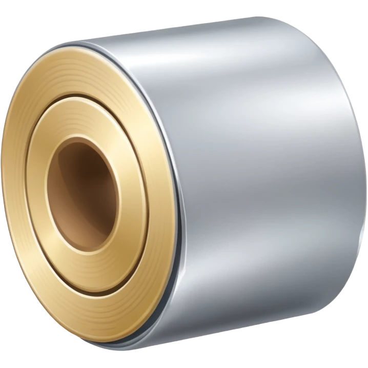 silver foil thin roll emoji