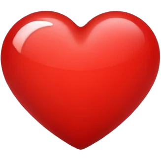 red heart emoji
