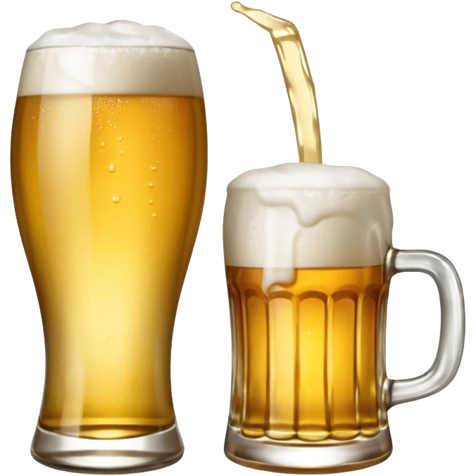 Soju, beer emoji